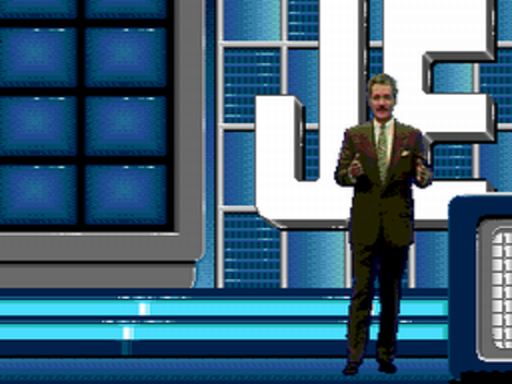 Jeopardy title screen for Sega CD